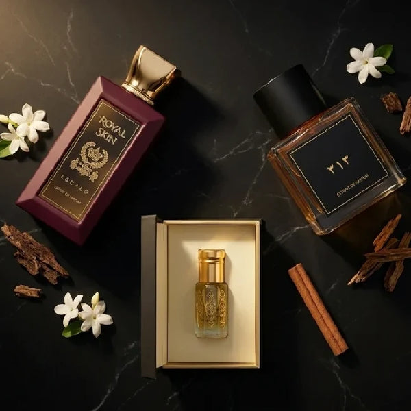 Escalo Royal skin + Sentuer 313 + Akoya 6ml Oil concentrate